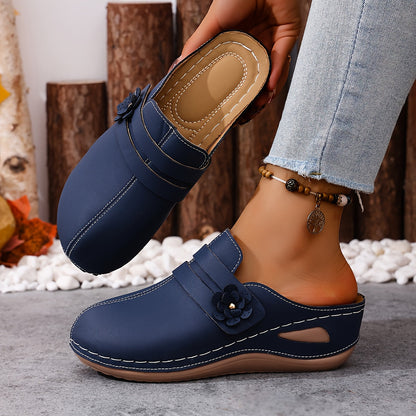 Wide Toe Orthopedic Comfort Mules.