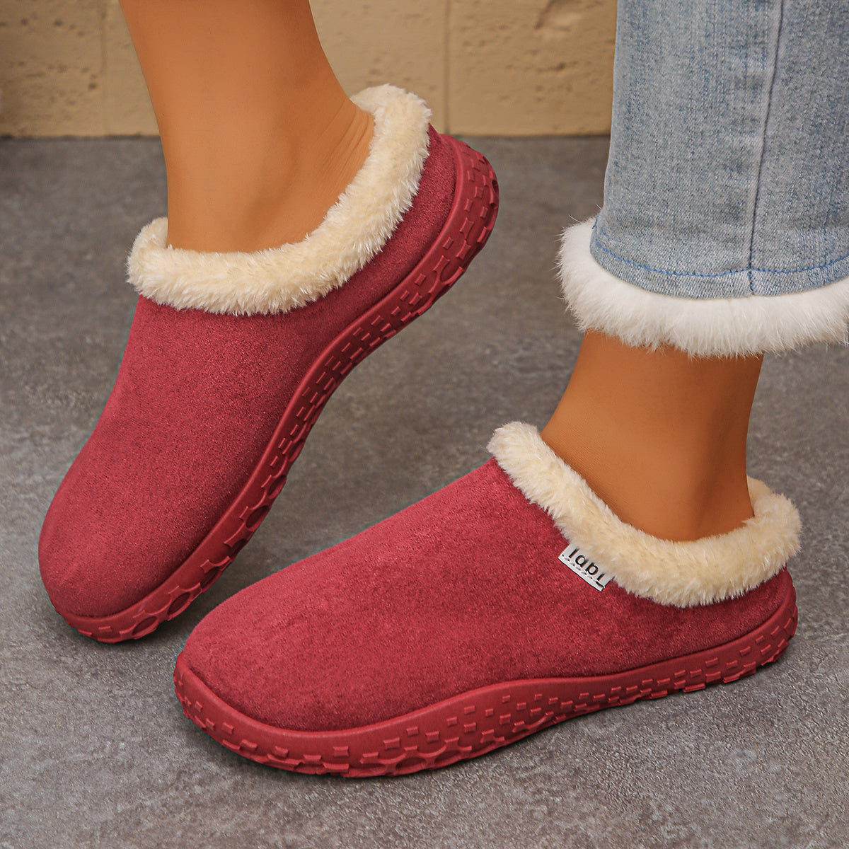 Cozy Fleece Clogs orthopedic.