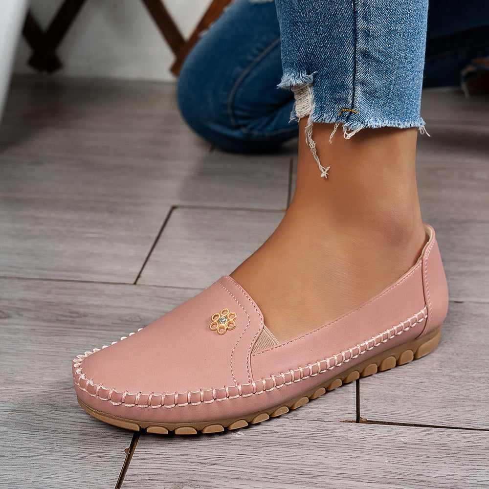 Women's Orthopedic Leather Shoes – Lightweight, Breathable, Anti-Slip