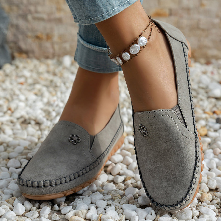 Orthopedic leather shoes, Lightweight, Anti-Slip, Breathable