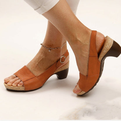 Cushioned Wedge Sandals for Women – Arch Support & Non-Slip