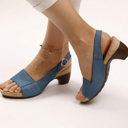 Cushioned Wedge Sandals for Women – Arch Support & Non-Slip