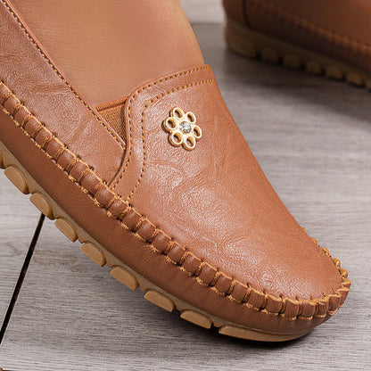 Women's Orthopedic Leather Shoes – Lightweight, Breathable, Anti-Slip