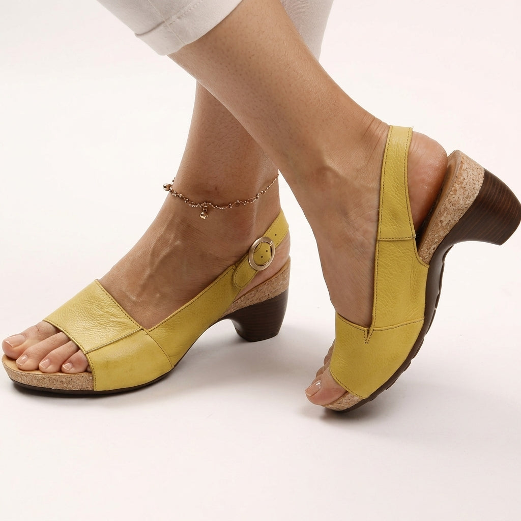 Cushioned Wedge Sandals for Women – Arch Support & Non-Slip