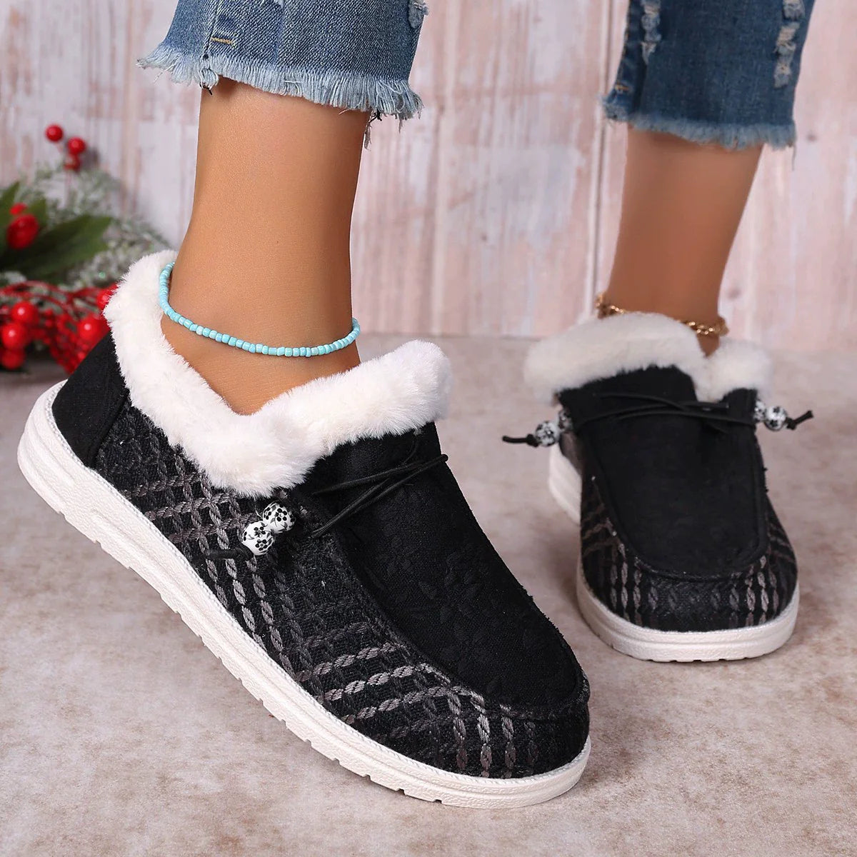 Women's Style Slip-On Winter Shoes