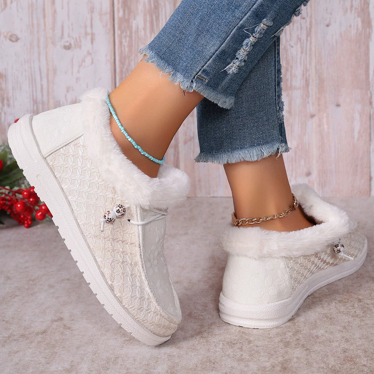 Women's Style Slip-On Winter Shoes