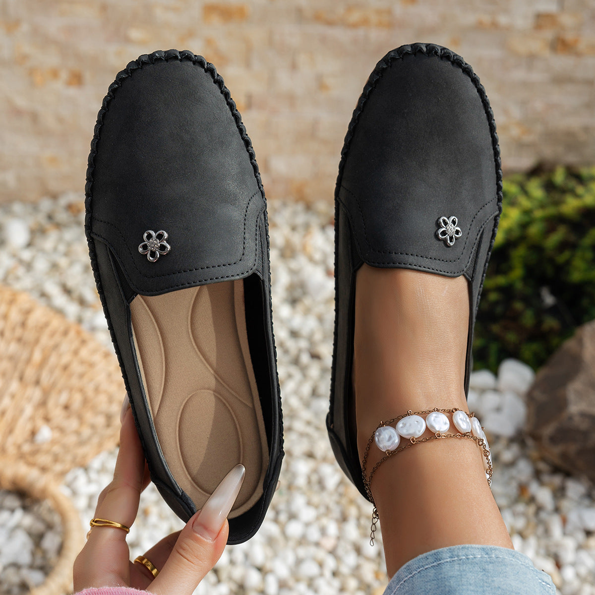 Orthopedic leather shoes, Lightweight, Anti-Slip, Breathable for Women