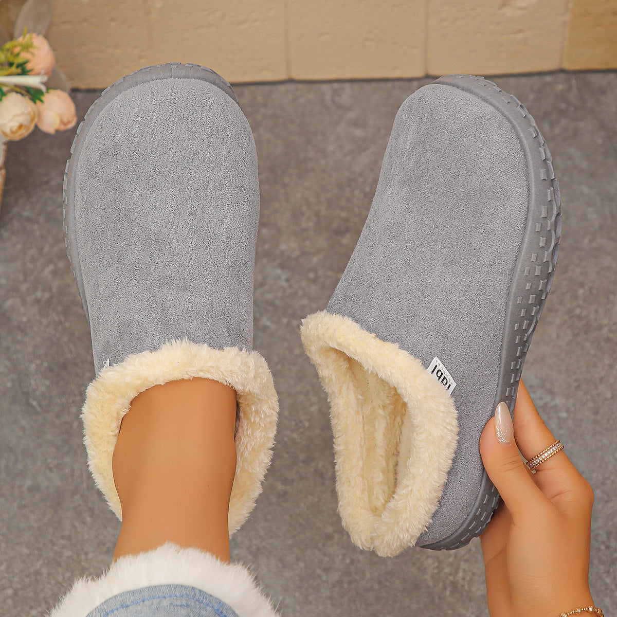 Cozy Fleece Clogs orthopedic.