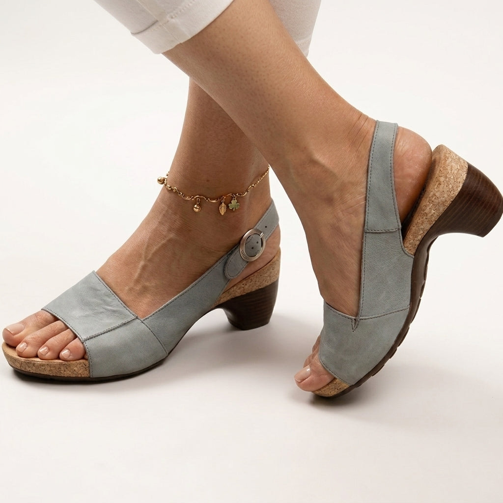 Cushioned Wedge Sandals for Women – Arch Support & Non-Slip