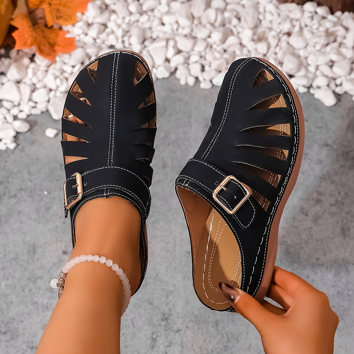 Wide Toe Orthopedic Comfort Mules