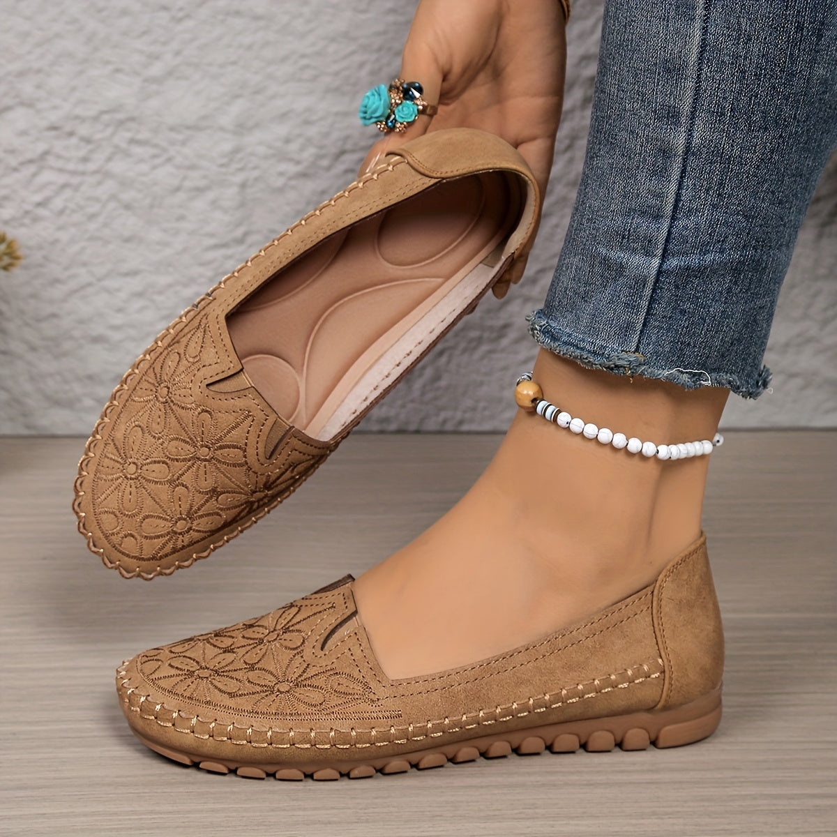 Orthopedic loafers shoes for women—lightweight and comfortable.