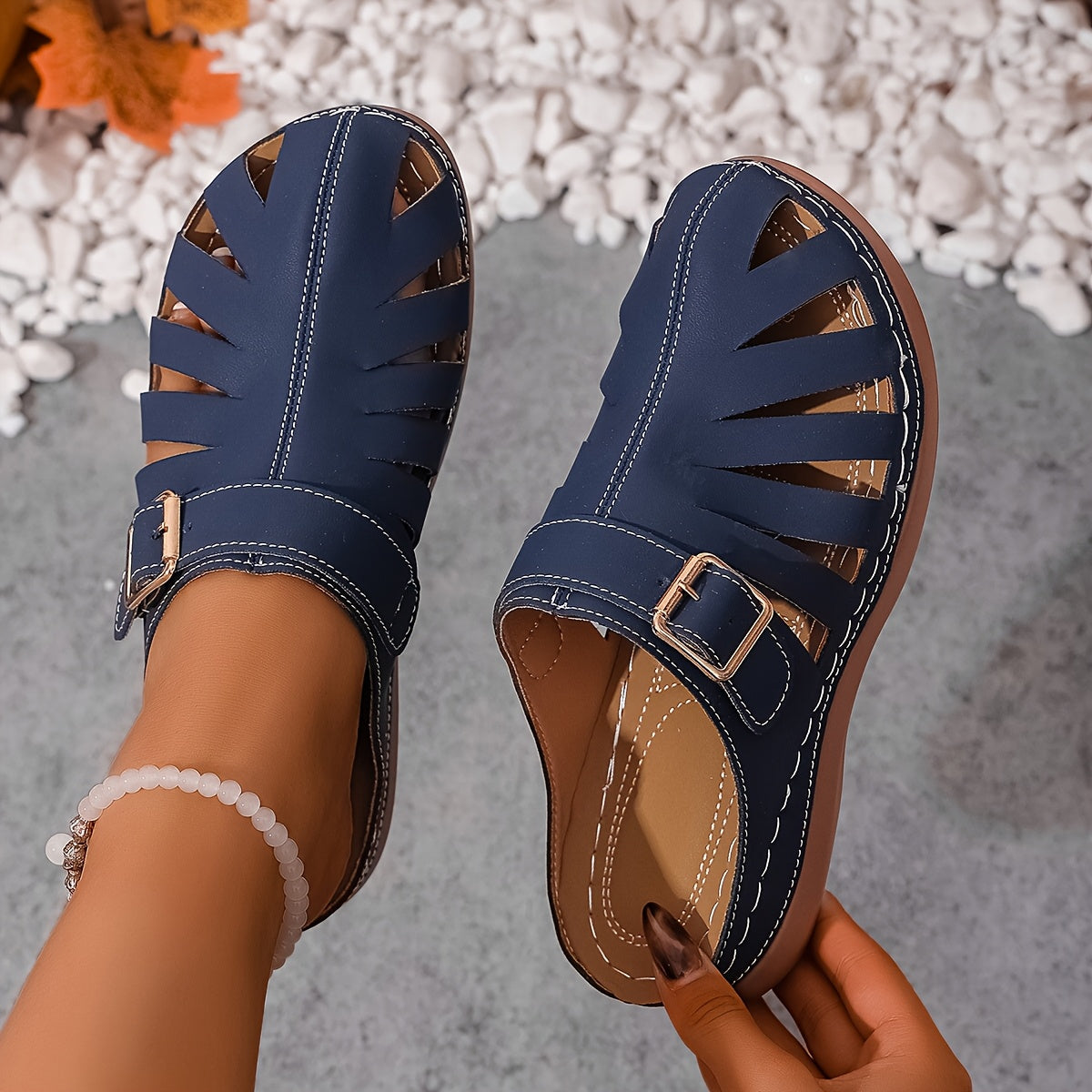 Wide Toe Orthopedic Comfort Mules