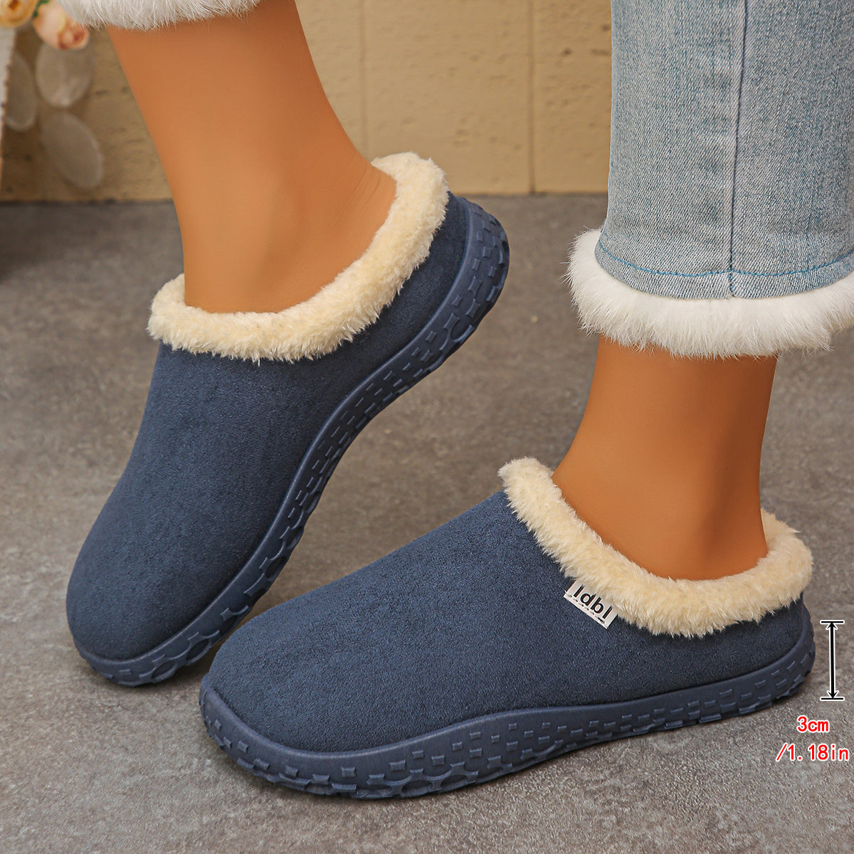 Cozy Fleece Clogs orthopedic.