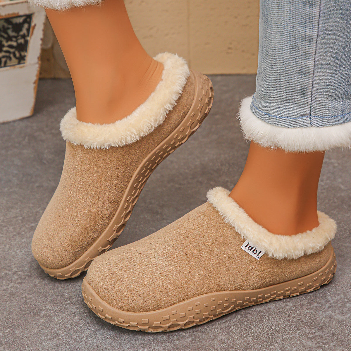Cozy Fleece Clogs orthopedic.